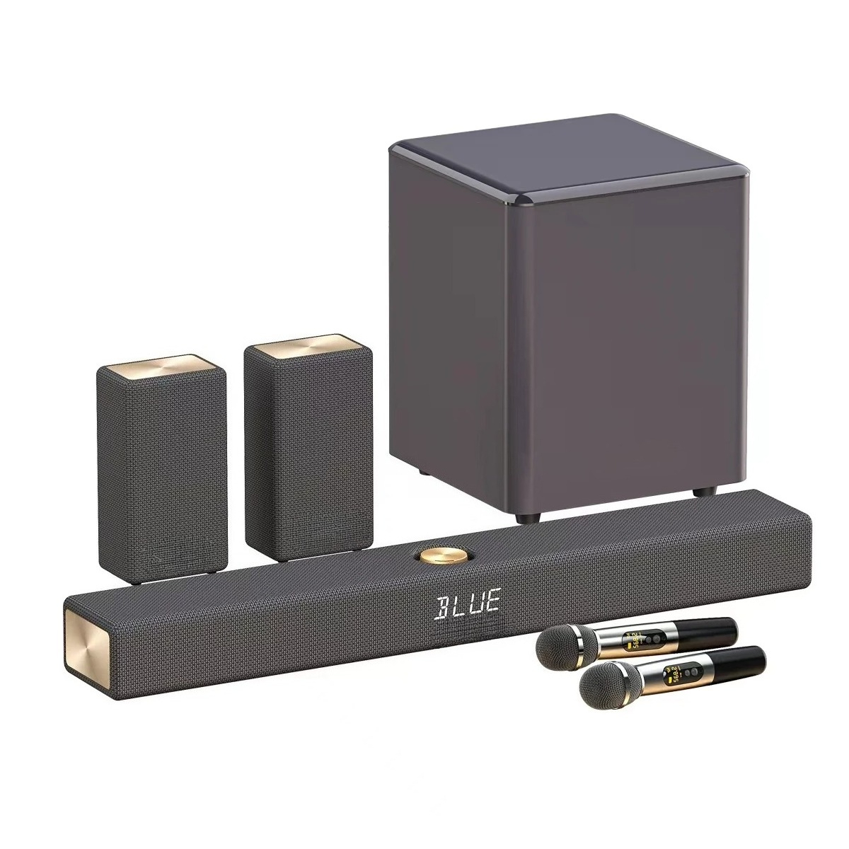 Soundbar With Wireless Subwoofer 5.1Ch - 5.1CH Home Theater Sound Bar with