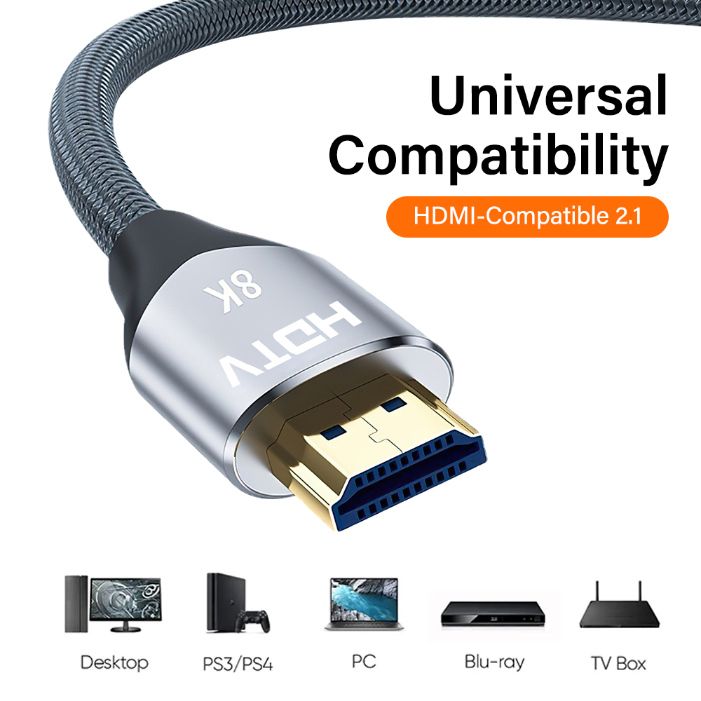 8K HDMI 2.1 Cable 48Gbps 8K@60 - Hdmi 2.1 Cable 8K 60Hz 48Gbps Earc review and price