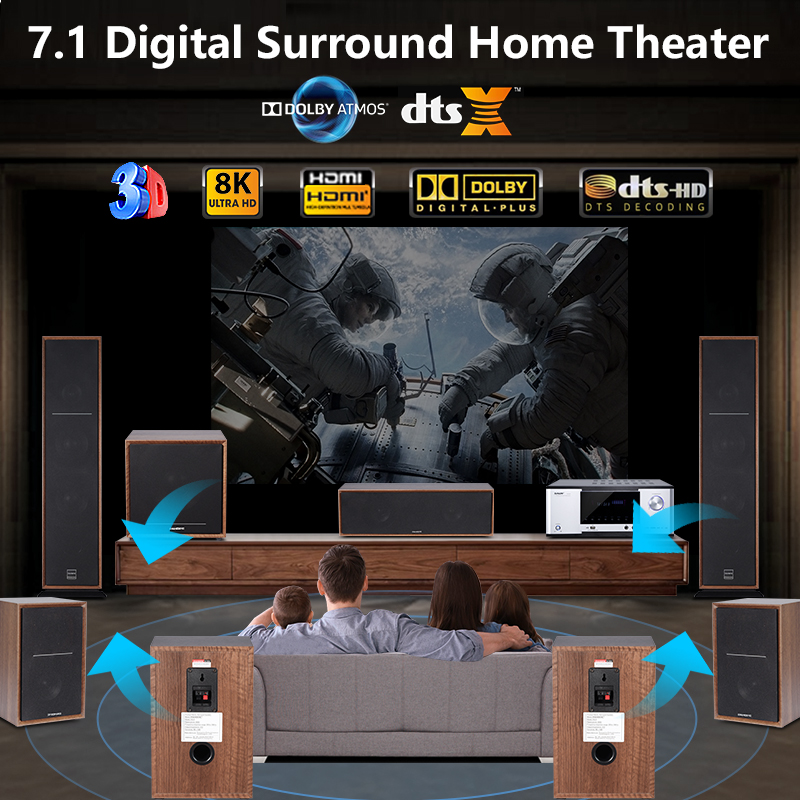 7.1 Tower Home Theater System  - Home Theater System 7.1 Surround Sound review and price