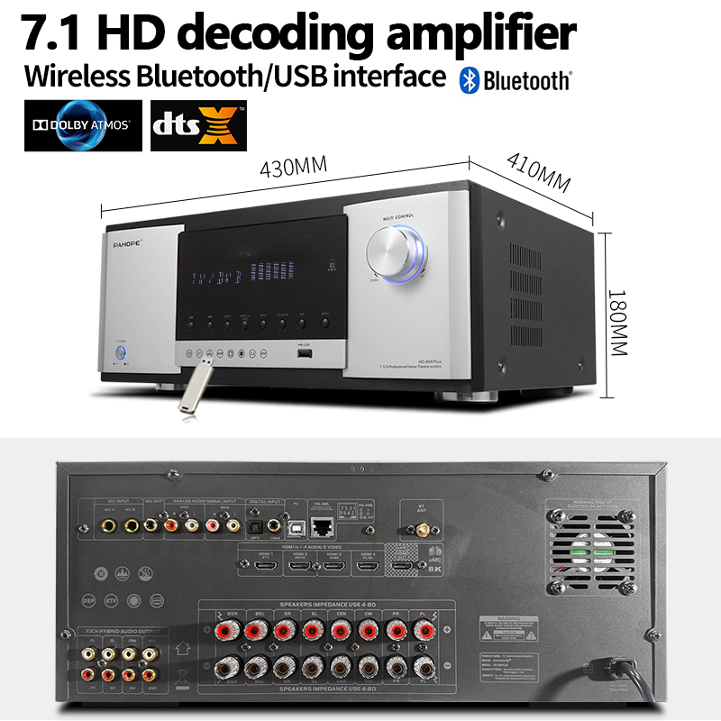 7.1 In-wall Wall-mounted Home  - Home Theater System 7.1 Surround Sound review and price