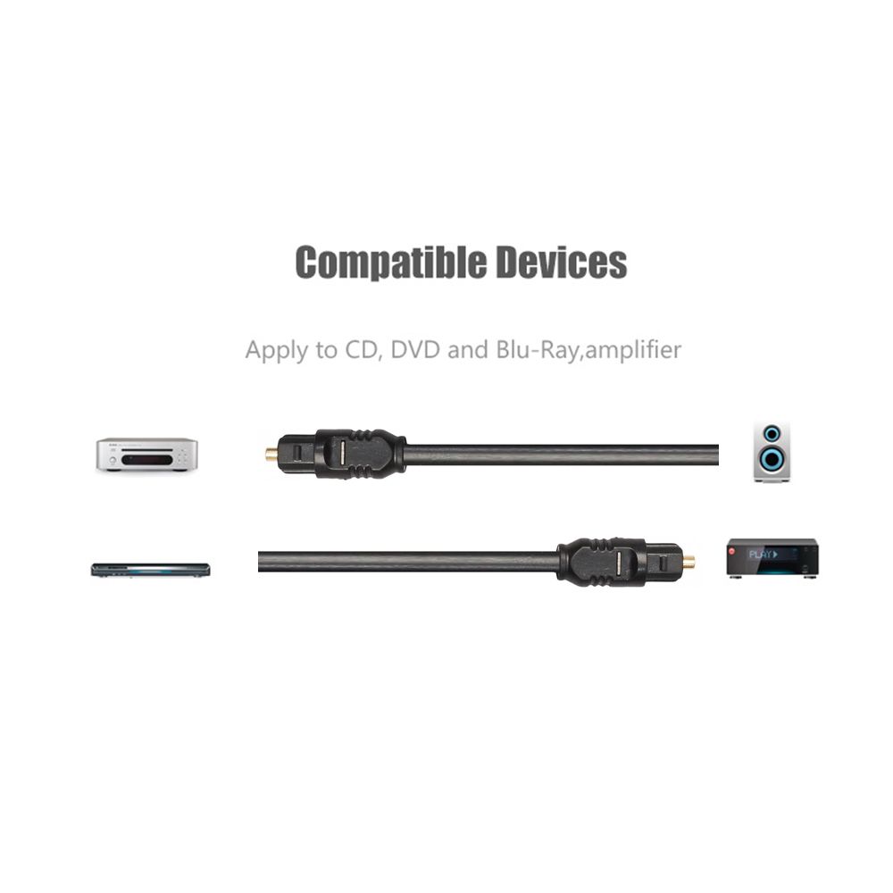Stable Gold Plated Plug CD DVD - Optical Audio Cable Toslink Gold Plated review and price