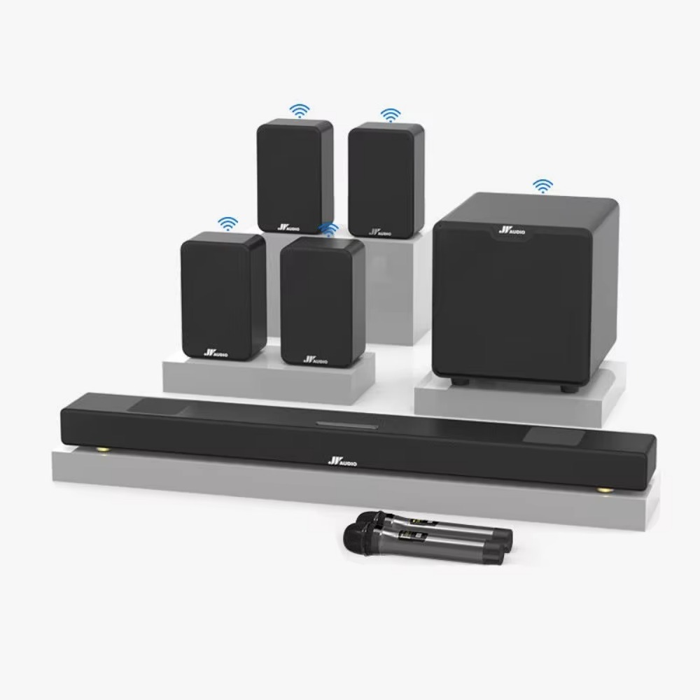 Subwoofer and 2 Pairs of Surro - Home Theater System 7.1 Surround Sound review and price