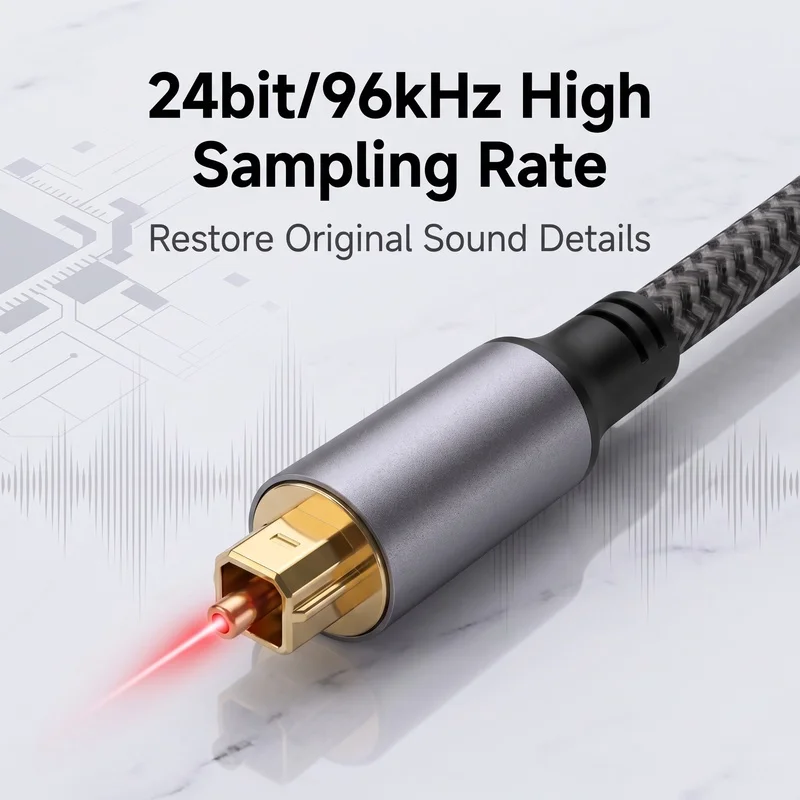 USB C to Optical SPDIF Toslink - Optical Audio Cable Toslink Gold Plated review and price