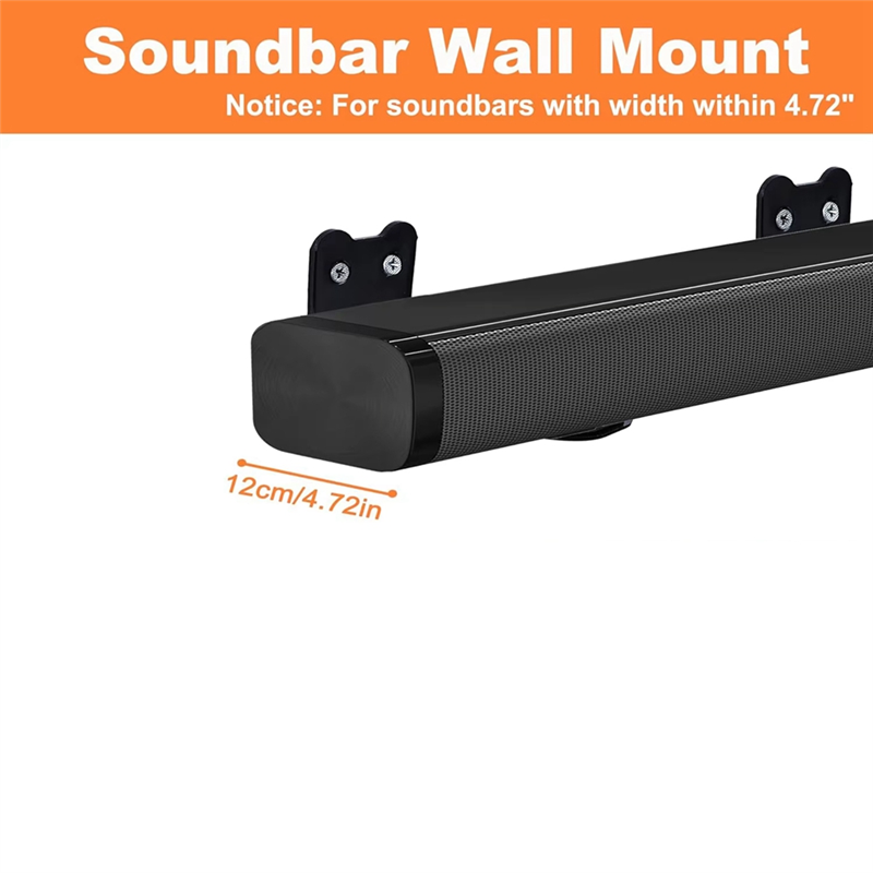 ABXD Universal Type 4.72 Inch  - Soundbar Wall Mount Bracket Universal review and price