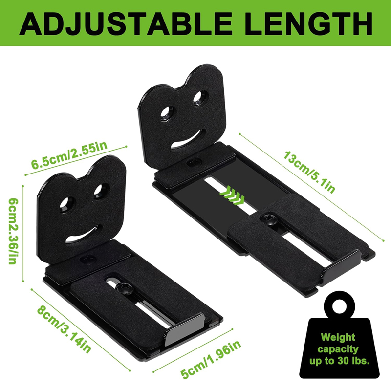 2PCS Adjustable Soundbar Mount - Soundbar Wall Mount Bracket Universal review and price