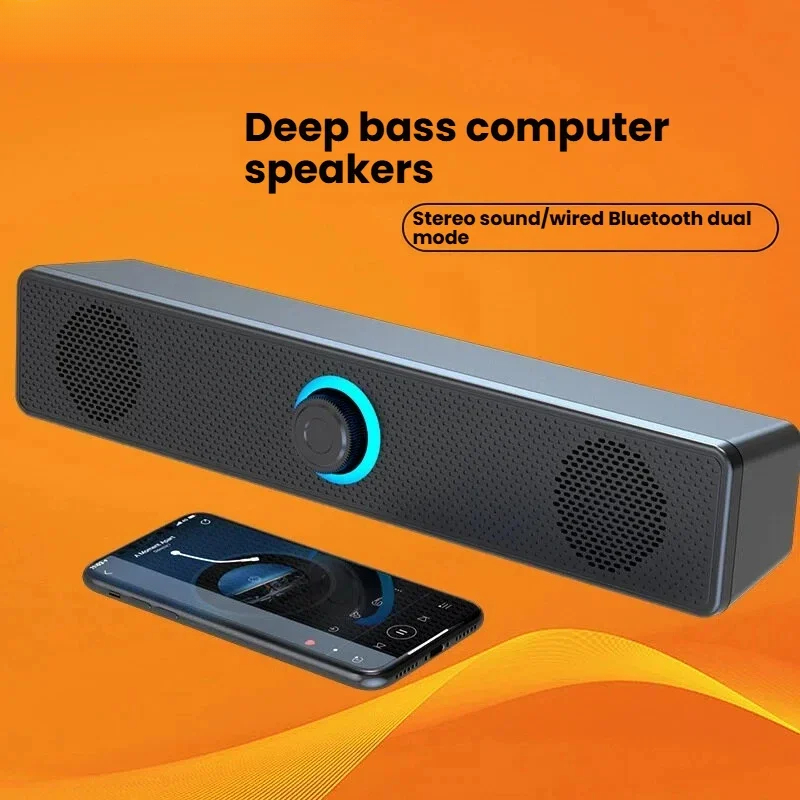 Stereo Computer Speaker Bar wi - Compact Soundbar For Pc Monitor review and price