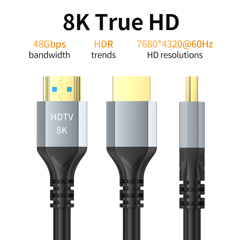 8K HDMI Cable HDMI 2.1 8K@60Hz - Hdmi 2.1 Cable 8K 60Hz 48Gbps Earc review and price
